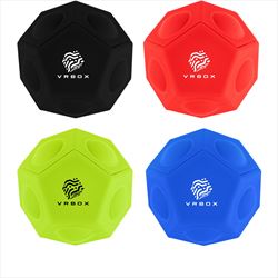 TH80048 Geo Ball Push Pop Toy with Custom Imprint